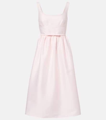 Belted taffeta midi dress - Self-Portrait - Modalova