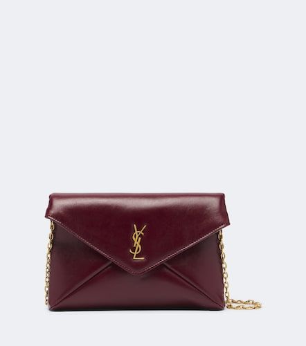 Cassandre Small leather pouch with strap - Saint Laurent - Modalova