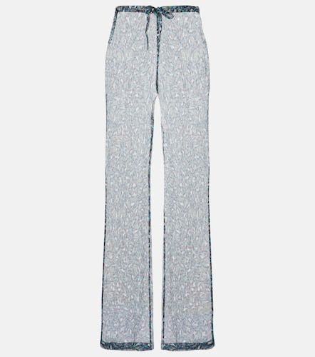 Weite Hose aus transparenter Seide - Dries Van Noten - Modalova