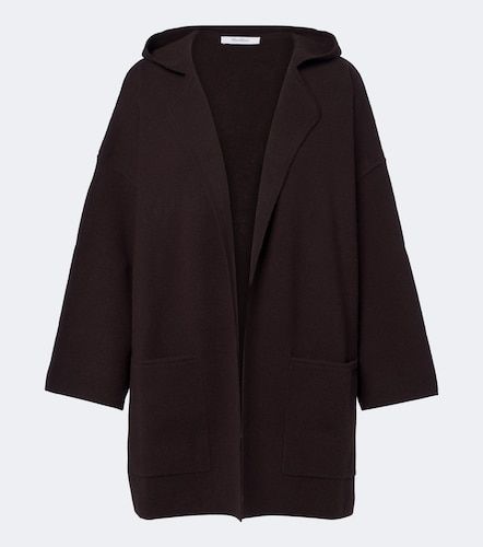 Cardigan in lana e cashmere con cappuccio - Max Mara - Modalova