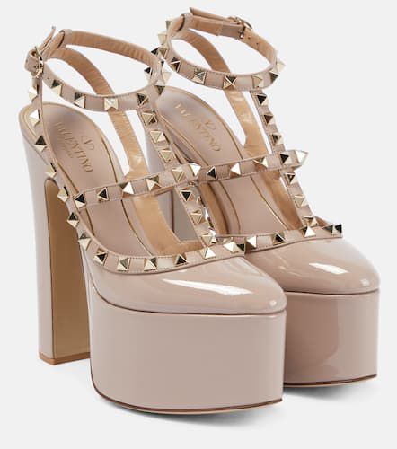 Rockstud patent leather platform pumps - Valentino Garavani - Modalova