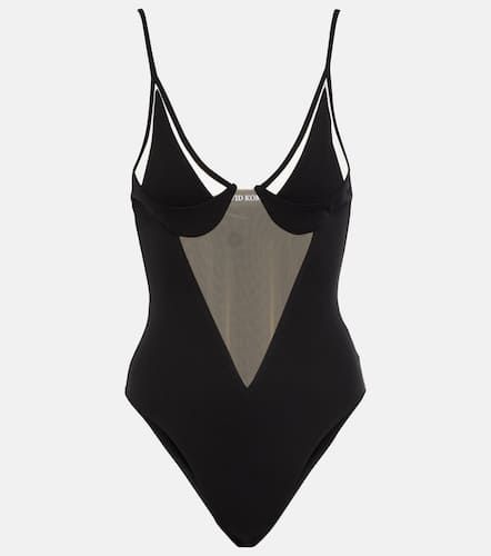 David Koma Mesh-paneled bodysuit - David Koma - Modalova