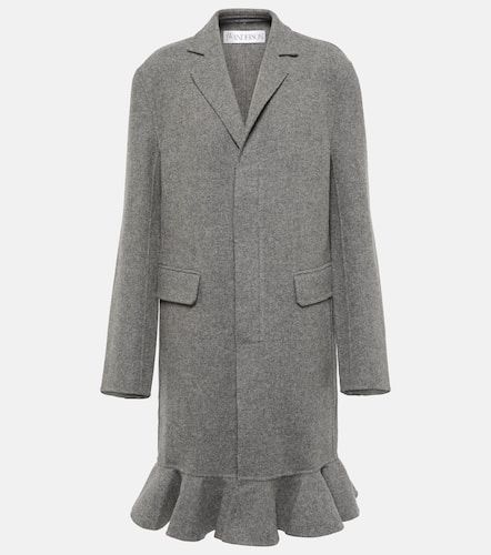 JW Anderson Ruffled wool blend coat - JW Anderson - Modalova