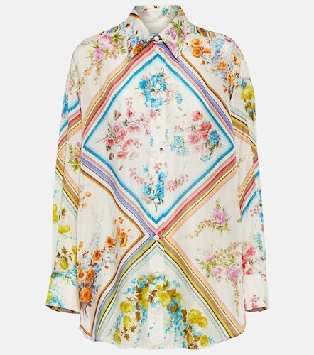 Blusa Halcyon in seta con stampa - Zimmermann - Modalova