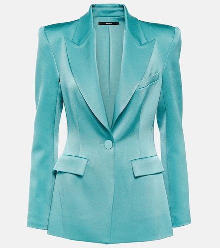 Blazer Aro de satén de botonadura simple - Alex Perry - Modalova
