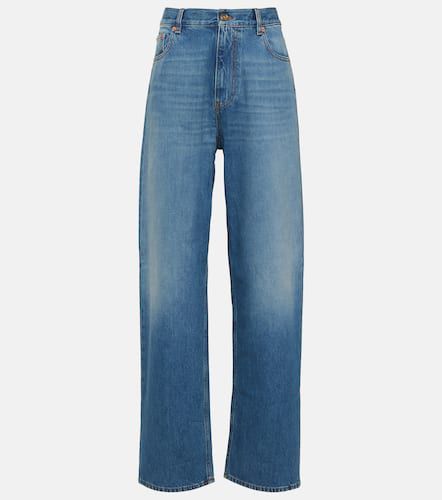 Valentino High-Rise Wide-Leg Jeans - Valentino - Modalova