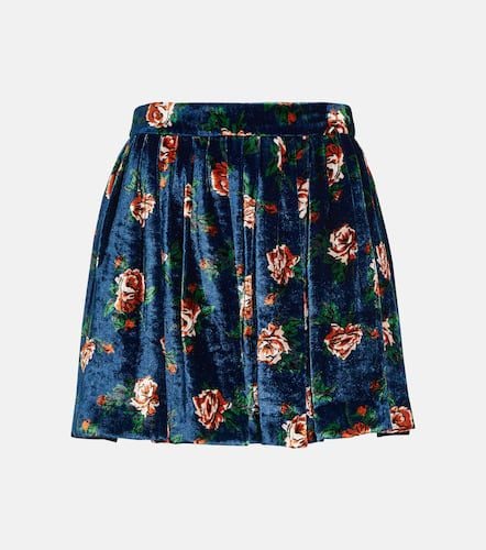 Kenzo Floral velvet miniskirt - Kenzo - Modalova