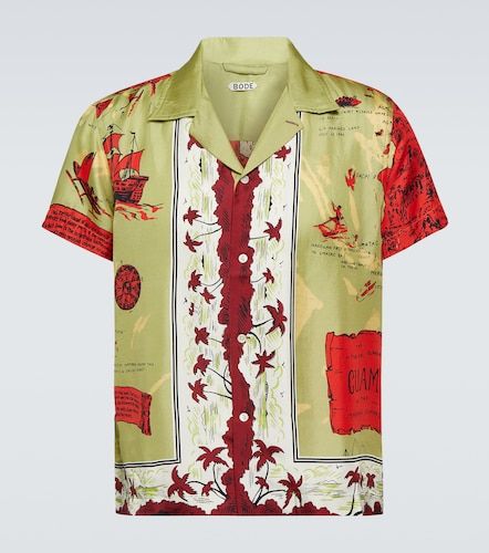 Bode Camicia in seta con stampa - Bode - Modalova