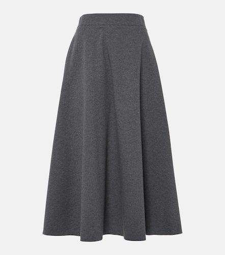 Cotton-blend midi skirt - Brunello Cucinelli - Modalova