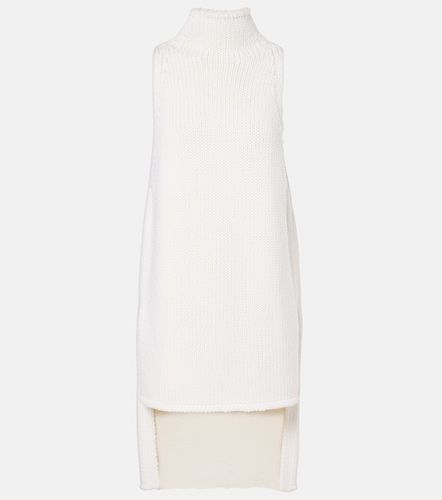 Alaia Caped wool turtleneck top - Alaia - Modalova