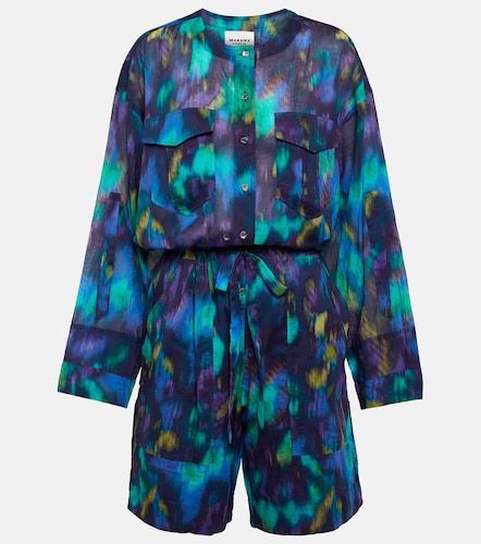 Niely printed cotton playsuit - Marant Etoile - Modalova
