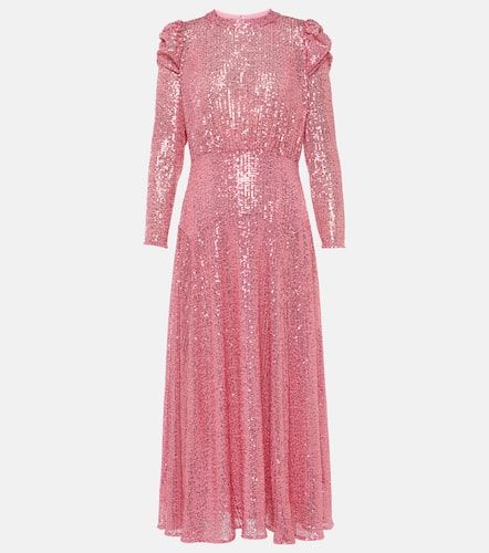 Rixo Robe midi Cerise à sequins - Rixo - Modalova