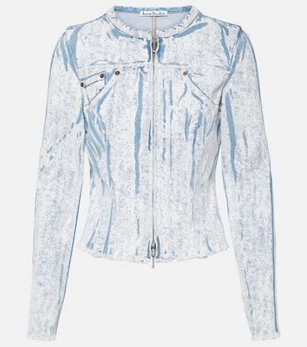 Acne Studios Printed denim jacket - Acne Studios - Modalova
