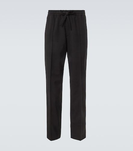 Virgin wool straight pants - Valentino - Modalova