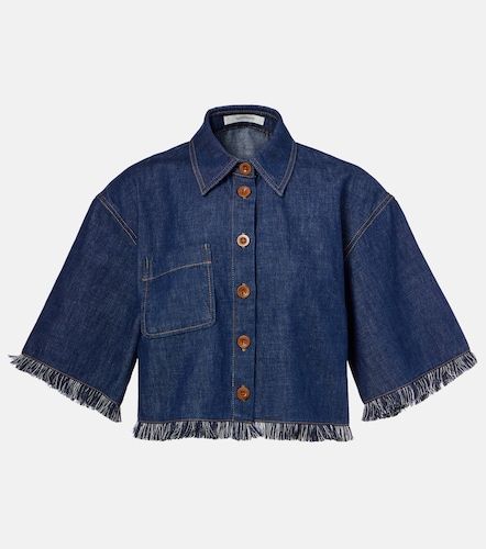 Camisa Rhiannon de denim con flecos - Zimmermann - Modalova