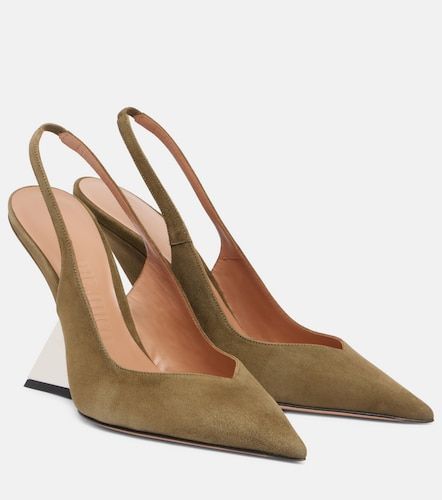 Cheope 105 suede slingback pumps - The Attico - Modalova