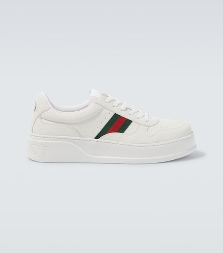 Gucci Sneakers Web Stripe in pelle - Gucci - Modalova