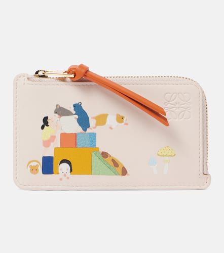 X Suna Fujita Hamster leather wallet - Loewe - Modalova