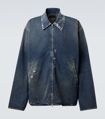 Giacca di jeans distressed - Balenciaga - Modalova
