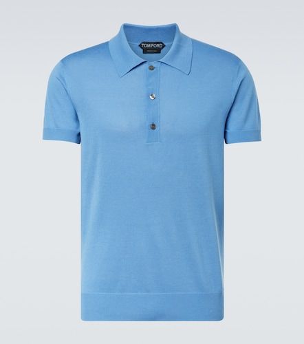 Tom Ford Polo de seda y lino - Tom Ford - Modalova
