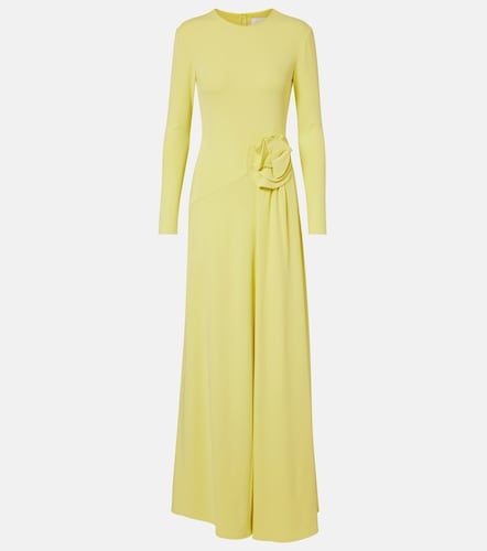 Abito lungo con applicazioni floreali - Roland Mouret - Modalova