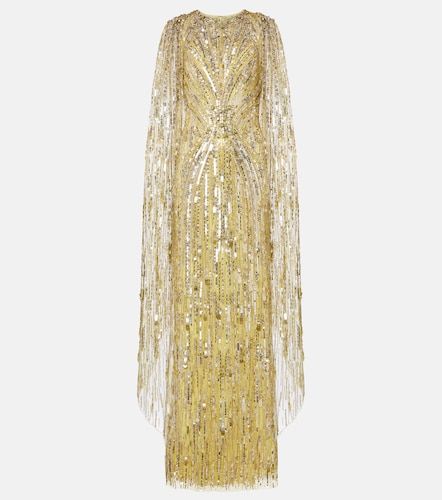 Abito lungo Elio con cristalli e pailettes - Jenny Packham - Modalova