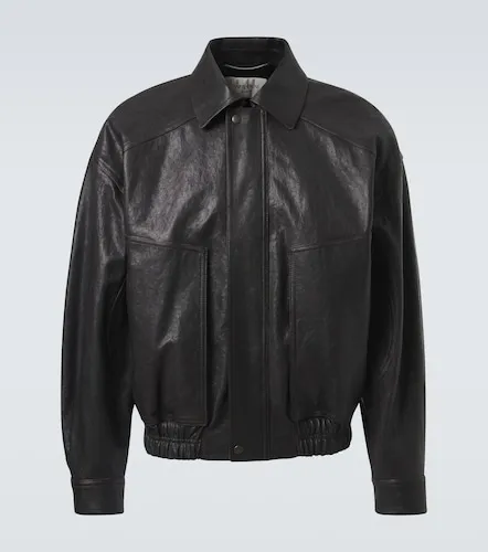 Giacca blouson in pelle - Saint Laurent - Modalova