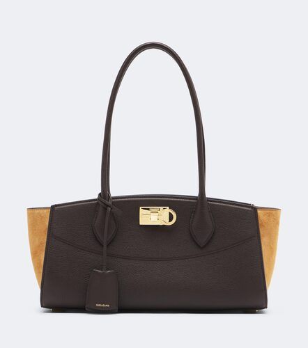 Bolso al hombro Studio Soft East-West de piel - Ferragamo - Modalova