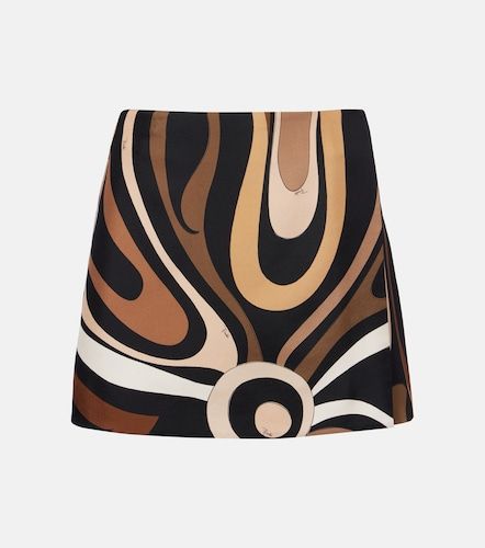 Minifalda Marmo de satén de seda - Pucci - Modalova