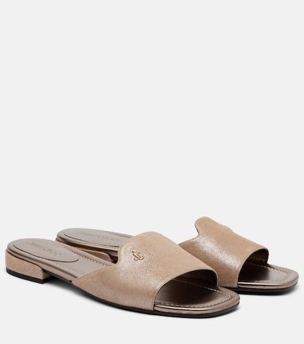 Jimmy Choo Dina leather slides - Jimmy Choo - Modalova