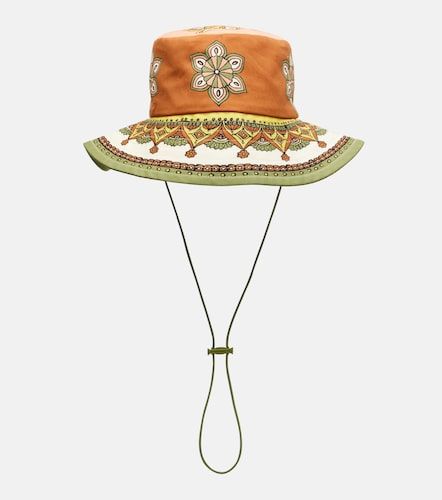 Alémais Fedora de algodón estampado - Alemais - Modalova