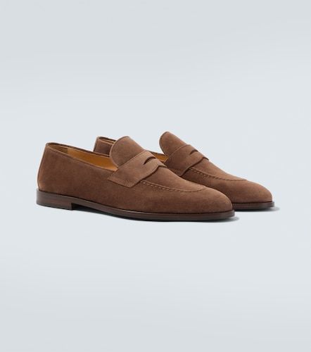 Suede penny loafers - Brunello Cucinelli - Modalova