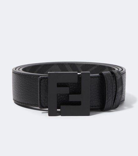 Cinturón FF Zucca de piel reversible - Fendi - Modalova