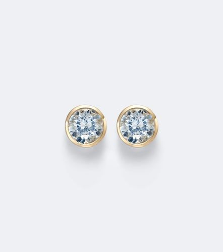 Pendientes Icon de oro de 14 ct con aguamarinas - Sydney Evan - Modalova