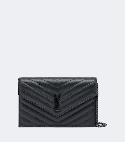 Cartera con cadena Cassandre Envelope de piel - Saint Laurent - Modalova