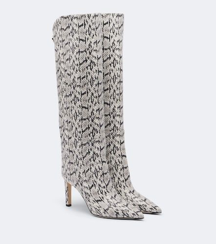 Botas altas Alizze de piel grabada - Jimmy Choo - Modalova