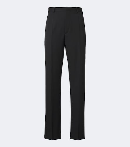 Wool grain de poudre straight pants - Bottega Veneta - Modalova