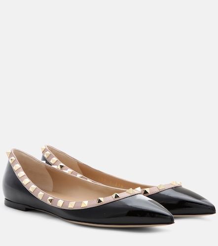 Bailarinas Rockstud de piel - Valentino Garavani - Modalova
