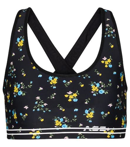 Cross-Back floral sports bra - Adam Selman Sport - Modalova