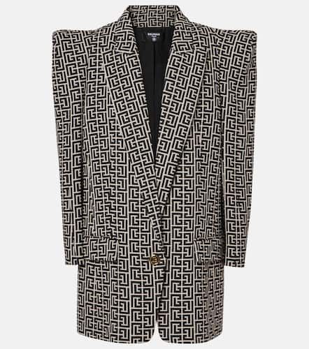 Balmain Monogram wool blazer - Balmain - Modalova