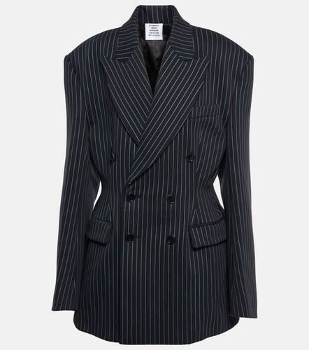 Pinstriped cotton-blend blazer - Vetements - Modalova