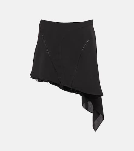 Asymmetrical high-rise miniskirt - Mugler - Modalova