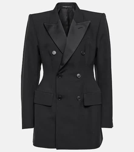 Hourglass double-breasted wool blazer - Balenciaga - Modalova