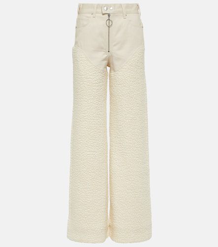 Kozzy high-rise faux-shearling straight pants - Cordova - Modalova