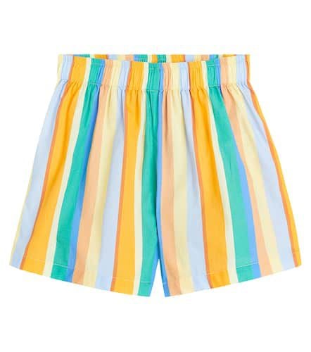 Shorts in popeline di cotone a righe - Tinycottons - Modalova