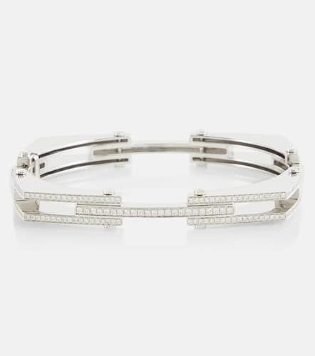 Chrome 14kt white gold bangle with diamonds - Rainbow K - Modalova