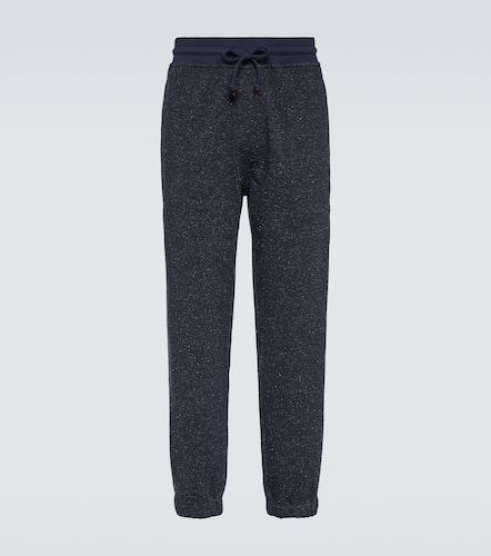 Flecked cotton-blend pants - Brunello Cucinelli - Modalova