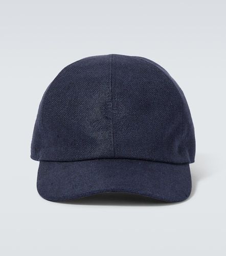 Loro Piana Logo linen baseball cap - Loro Piana - Modalova