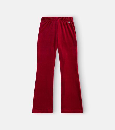 Pantalones rectos de chenilla - Monnalisa - Modalova