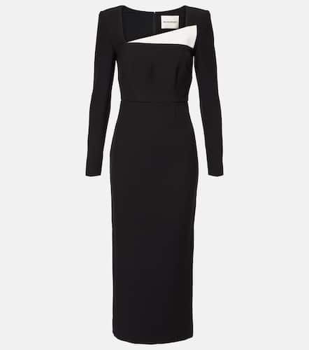 Paneled crÃªpe midi dress - Roland Mouret - Modalova